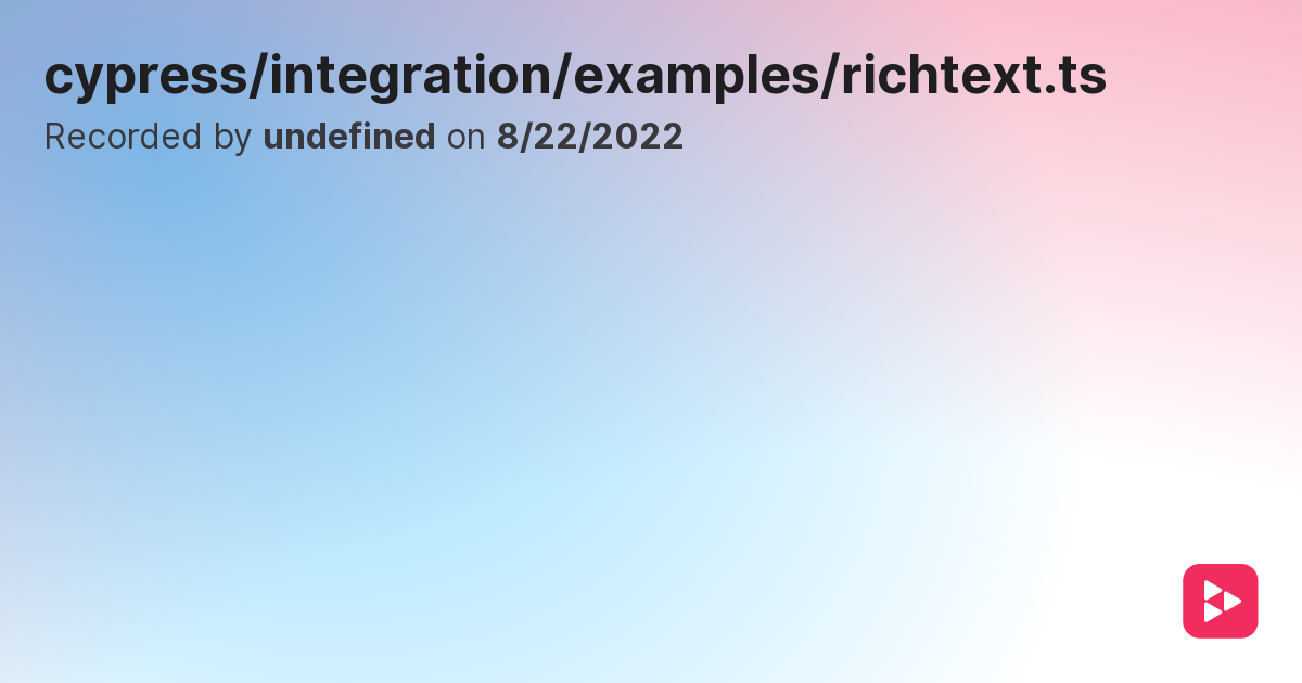 cypress/integration/examples/richtext.ts